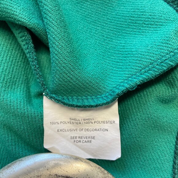 BOULDER GEAR QUARTER ZIP SWEATER WOMENS 2XL GREEN 2445R HEATHERED FLEECE OUTDOOR - Picture 6 of 9